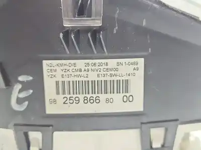 Peça sobressalente para automóvel em segunda mão quadrante por peugeot 208 * referências oem iam 16077378zd  9825986680