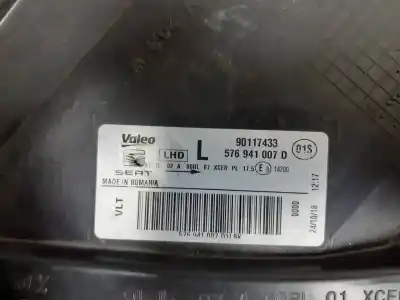 Second-hand car spare part left headlight for seat ateca (kh7) seat ateca oem iam references 90117433  576941007d