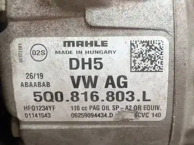 Автозапчасти б/у компрессор кондиционера воздуха за skoda fabia combi active ссылки oem iam 5q0816803l gas 1234yf 