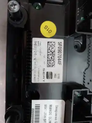 Second-hand car spare part climate control for seat leon (5f1) style oem iam references 5f0907044f  