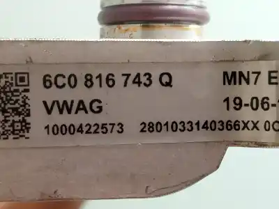 Автозапчастина б/у труби кондиціонації для skoda fabia combi active посилання на oem iam 6c0816743q  