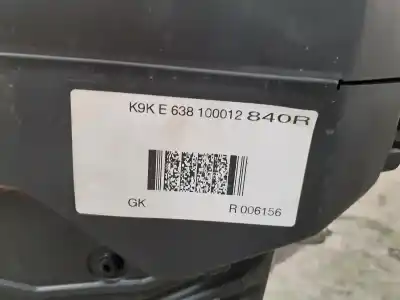 Second-hand car spare part complete engine for renault clio iv authentique 75 cv / 55 kw oem iam references k9k638