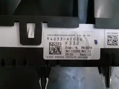 Tweedehands auto-onderdeel instrumentenpaneel voor kia cee´d concept oem iam-referenties 94033a2000  