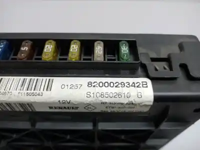 Second-hand car spare part fuse box unit for renault scenic (ja..) 1.9 dti diesel 80 cv / 59 kw oem iam references 8200029342b  s108502610g