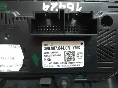 Peça sobressalente para automóvel em segunda mão Comando De Sofagem (chauffage / Ar Condicionado) por SKODA SUPERB III (3V3) 2.0 TDI Referências OEM IAM 3V0907044CR  