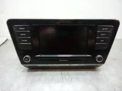 Автозапчасти б/у аудиосистема / радио cd за skoda superb iii (3v3) 2.0 tdi ссылки oem iam 3v0035871c  