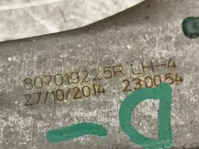 Second-hand car spare part driver left window regulator for renault captur adventure oem iam references 807019225r  