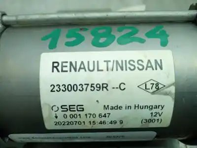 Pezzo di ricambio per auto di seconda mano motorino di avviamento per renault express advance riferimenti oem iam 233003759r 1.7 kw 