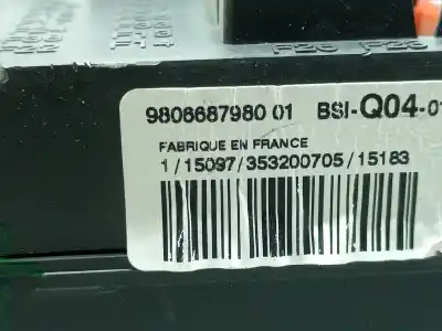 İkinci el araba yedek parçası röle/sigorta kutusu için citroen c4 picasso 1.6 blue-hdi fap oem iam referansları 9806687980  s180204004b İkinci el araba yedek parçası röle/sigorta kutusu için citroen c4 picasso 1.6 blue-hdi fap oem iam referansları 9806687980  s180204004b