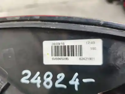 Second-hand car spare part left tailgate light for skoda fabia ambition oem iam references 6v6945095  