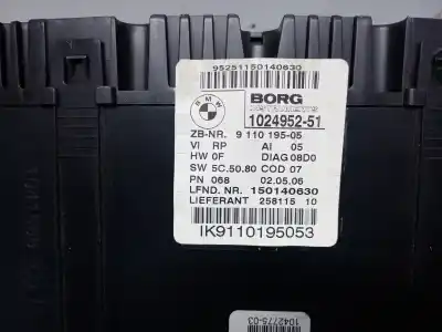 Peça sobressalente para automóvel em segunda mão quadrante por bmw serie 1 berlina (e81/e87) 118d referências oem iam 62109283801 1k9110195053 911019505