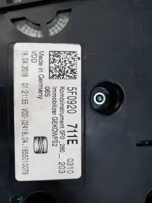 Автозапчастина б/у панель інструментів для seat leon st (5f8) x-perience 4drive посилання на oem iam 5f0920711e  