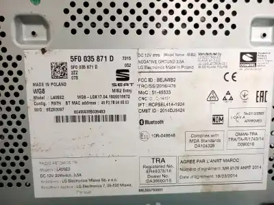 Автозапчасти б/у многофункциональный дисплей за seat leon st (5f8) x-perience 4drive ссылки oem iam 5f0035871d  