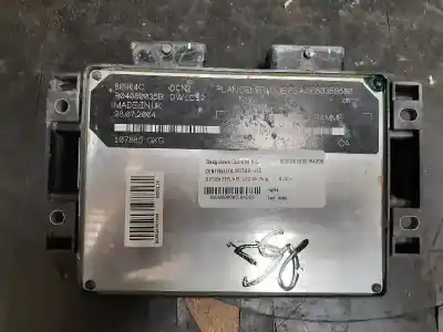 Second-hand car spare part ecu engine control for citroen berlingo 1.9 d multispace oem iam references 96503595580  9650360480