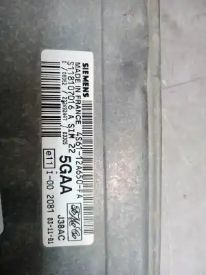 Автозапчасти б/у блок управления двигателем за FORD FIESTA (CBK) Ambiente ссылки OEM IAM 4S6112A650FA  S118107016