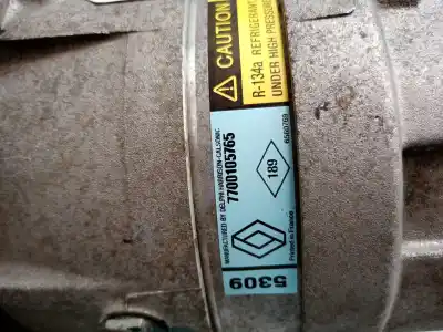 Автозапчасти б/у компрессор кондиционера воздуха за renault scenic (ja..) 1.9 dci century 102 cv / 75 kw ссылки oem iam 7700105765  1135309
