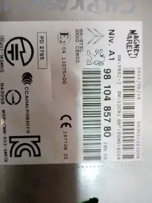 Автозапчастина б/у аудіо система / радіо cd для citroen c4 picasso 1.6 blue-hdi fap посилання на oem iam 9810485780   Автозапчастина б/у аудіо система / радіо cd для citroen c4 picasso 1.6 blue-hdi fap посилання на oem iam 9810485780