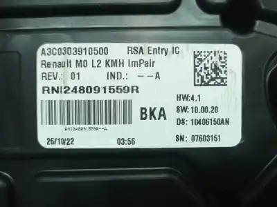 Peça sobressalente para automóvel em segunda mão quadrante por renault express advance 95 cv / 70 kw referências oem iam 248091559r  
