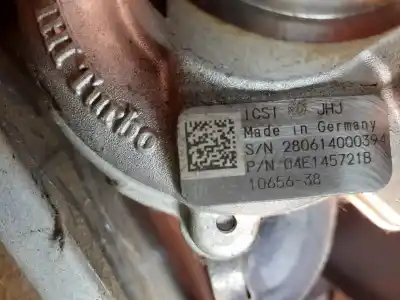 Автозапчастина б/у турбонагрузник для seat leon st (5f8) 1.4 tsi посилання на oem iam 04e145721b 10656-38 280614000394