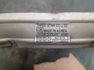 Автозапчастина б/у інтеркулер для SSANGYONG KYRON 2.0 Посилання на OEM IAM 2371109050  