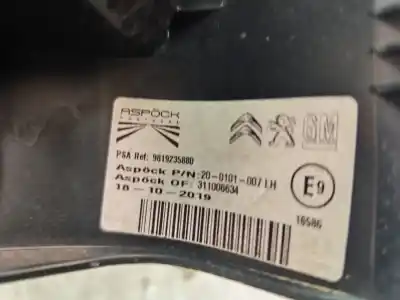 Second-hand car spare part LEFT TAILGATE LIGHT for PEUGEOT PARTNER  OEM IAM references 9819235880  