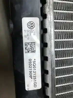 Автозапчастина б/у водяний радіатор для skoda superb iii (3v3) 2.0 tdi посилання на oem iam 5q0121251gd  