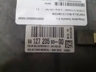 Автозапчасти б/у многофункциональный дисплей за citroen c4 picasso 1.6 blue-hdi fap ссылки oem iam   9812720580 Автозапчасти б/у многофункциональный дисплей за citroen c4 picasso 1.6 blue-hdi fap ссылки oem iam   9812720580