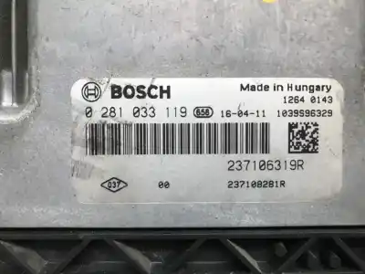 Second-hand car spare part ecu engine control for dacia sandero laureate oem iam references 237106319r  