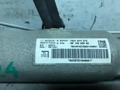 Pezzo di ricambio per auto di seconda mano cremagliera per citroen jumpy fugón control m riferimenti oem iam 9813692680  