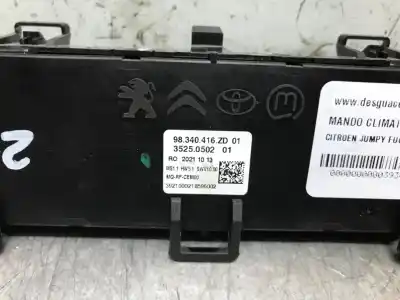 Second-hand car spare part climate control for citroen jumpy fugón control m oem iam references 98340416zd  