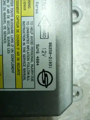Second-hand car spare part airbag control unit for ssangyong rodius 2.7 turbodiesel cat oem iam references 8625021031  5wy64004