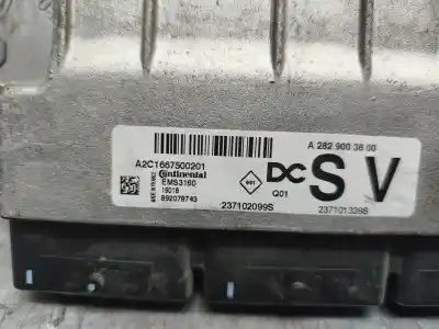 Second-hand car spare part ecu engine control for renault captur ii zen 131 cv / 96 kw oem iam references 237102099s  