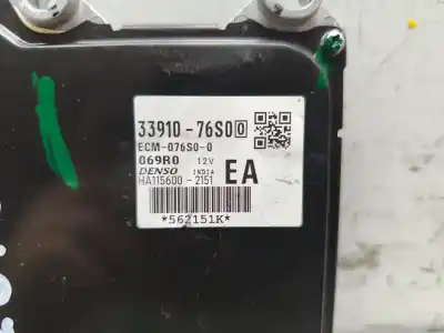 Second-hand car spare part ecu engine control for suzuki vitara 1.5 strong hybrid glx 4wd 115 cv / 85 kw oem iam references 33910-76s00  