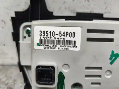 Second-hand car spare part Climate Control for SUZUKI VITARA 1.5 STRONG HYBRID GLX 4WD 115 CV / 85 KW OEM IAM references 39510-54P00  