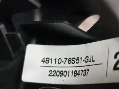 Second-hand car spare part Steering Wheel for SUZUKI VITARA 1.5 STRONG HYBRID GLX 4WD 115 CV / 85 KW OEM IAM references 48110-76S51-GJL  