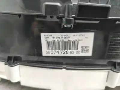 Автозапчастина б/у панель інструментів для citroen jumpy fugón control m посилання на oem iam 9837472880  