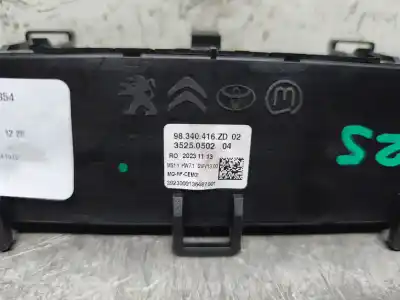 Pezzo di ricambio per auto di seconda mano controllo climatico per citroen jumpy fugón control m riferimenti oem iam 98340416zd  