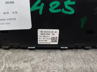 Автозапчасти б/у аудиосистема / радио cd за citroen jumpy fugón control m ссылки oem iam 98120819zd  