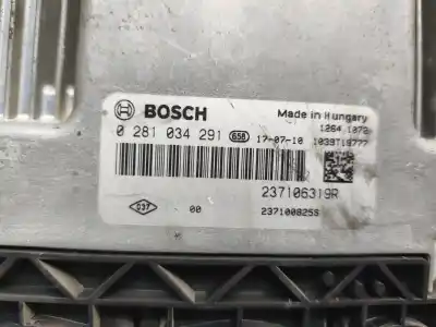 Second-hand car spare part ecu engine control for renault captur zen oem iam references 237106319r  