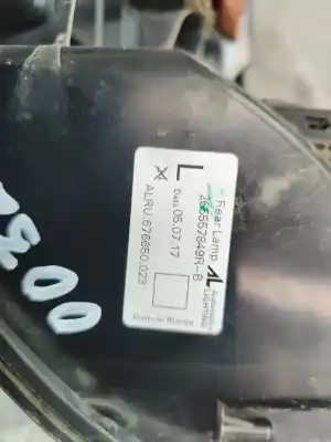 Second-hand car spare part left tailgate light for renault captur zen oem iam references 265557849r  