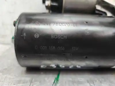 Peça sobressalente para automóvel em segunda mão motor de arranque por mini mini (r56) cooper d referências oem iam 0001138006  