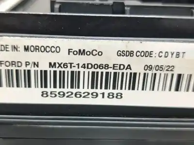 Second-hand car spare part fuse box unit for ford kuga st-line oem iam references mx6t-14d068-eda  