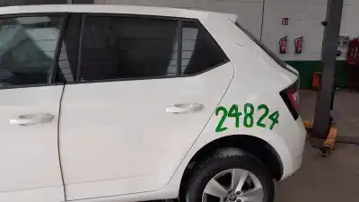 Second-hand car spare part rear left door for skoda fabia ambition oem iam references   