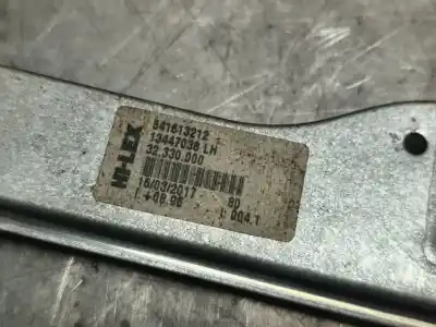 Second-hand car spare part driver left window regulator for opel corsa e selective oem iam references 541613212  