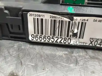 Second-hand car spare part fuse box unit for citroen c3 attraction oem iam references 9666952280  