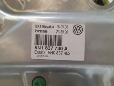 İkinci el araba yedek parçası ön sag pencere regülatörü için volkswagen tiguan (5n1) +motion oem iam referansları 5n0959702ez0v 5n1837730a 5n0837462