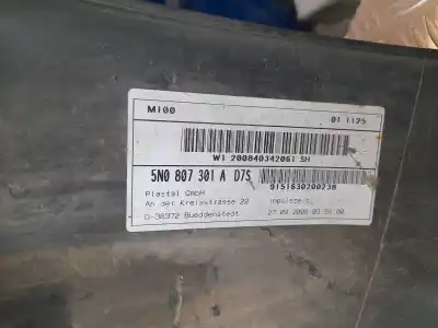 Gebrauchtes Autoersatzteil hintere stossstange zum volkswagen tiguan (5n1) +motion oem-iam-referenzen 5n0807421gru  5n0807301a