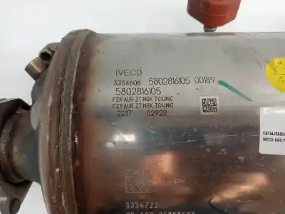 Second-hand car spare part catalytic converter for iveco daily caja cerrada oem iam references 5802816105  