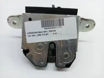 Second-hand car spare part trunk lock for fiat 500 l (330) 0.9 cat oem iam references 52217239  