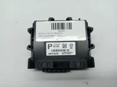 Автозапчасти б/у электронный модуль за dacia sandero 0.9 tce cat ссылки oem iam 284y66la7b  